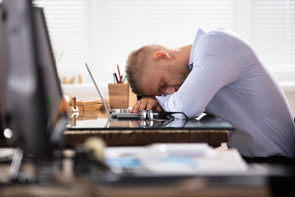 Work and quality of sleep are connected