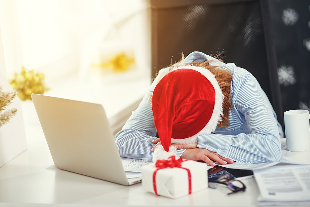 Sleep off the stress during holiday season.